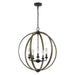 Feiss OLF3294 Allier 5-lt 24" Wide Outdoor Chandelier - LBC Lighting