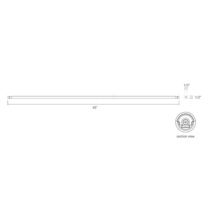 Elite FTL-TL-4 Tubes 45" 48V LED Linear Light