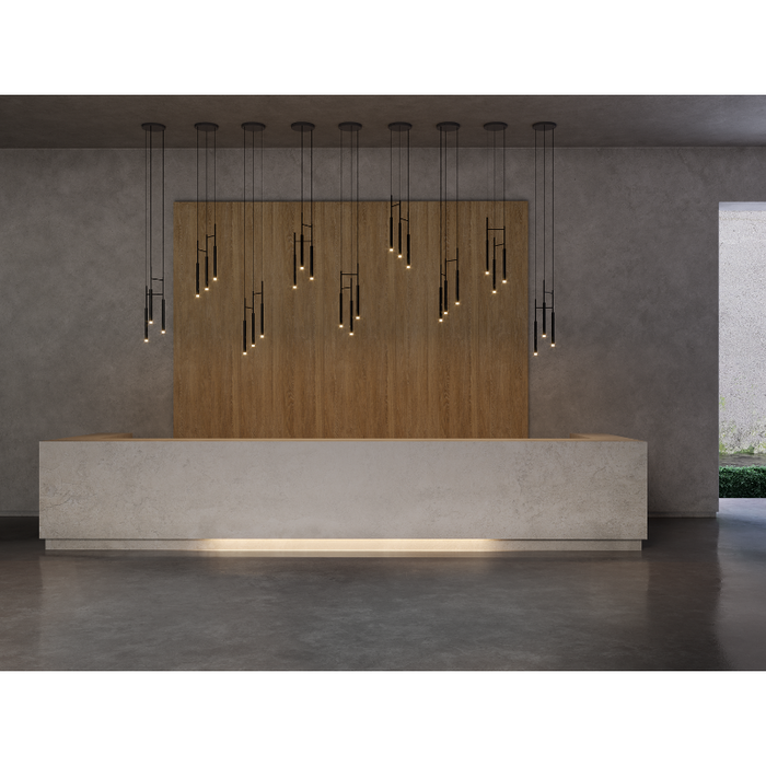 Bover Candle 3-lt 9" LED Pendant