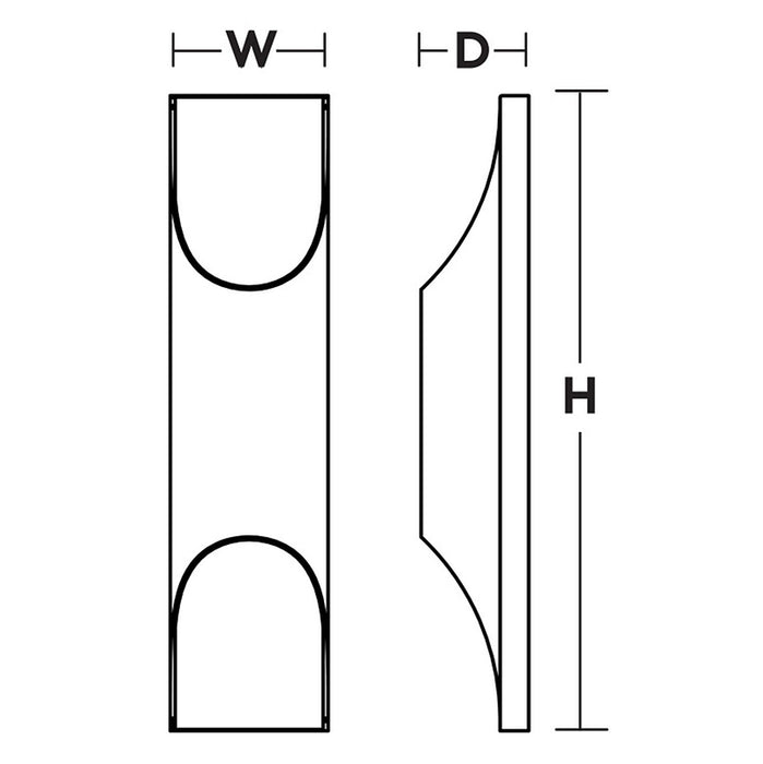 AFX HARW0518L30D1 HARW Series Harrison 18" Tall LED Outdoor Sconce