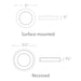 WAC HR-LED90 5W LED Button Light - LBC Lighting