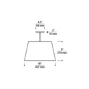Tech 700TDHNLP Henley 1-lt 18" LED Pendant