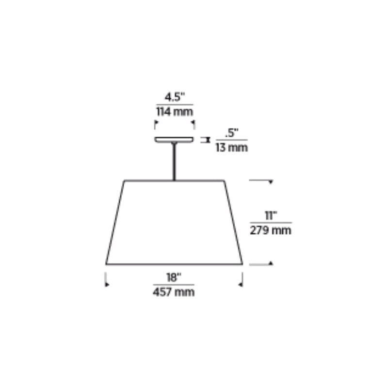 Tech 700TDHNLP Henley 1-lt 18" LED Pendant