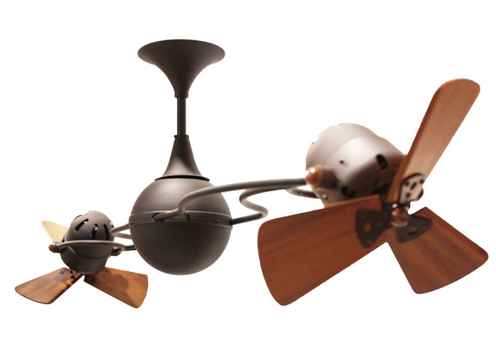 Italo Ventania 62" Ceiling Fan with Wood Blades