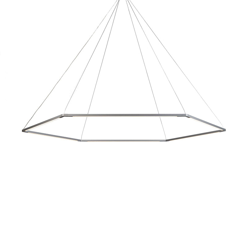 Z-Bar Honeycomb LED Pendant by Koncept