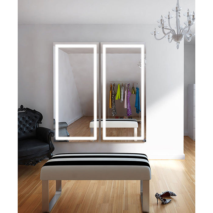 Electric Mirror INT-2660-AE Integrity 26" x 60" LED Illuminated Wardrobe Mirror with AVA