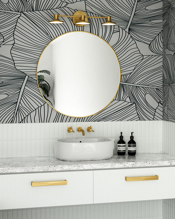 Alora Mood VL418021 Issa 3-lt 21" LED Wall Sconce