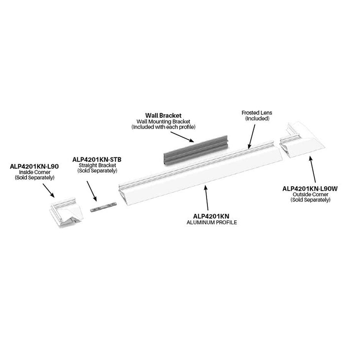 Core ALP4201KN 98" Knife-Edge Profile