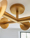 Visual Comfort KF1034 Nodes 4-lt 18" Semi-Flush Mount - Burnished Brass