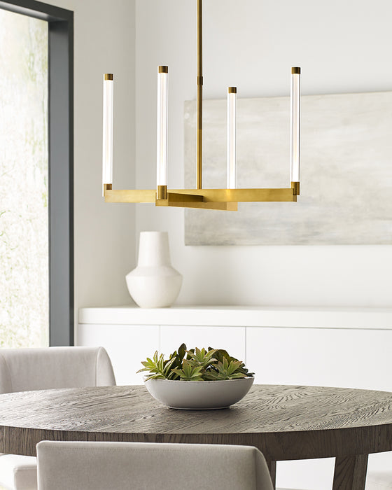 Visual Comfort 700PHB24 Phobos 4-lt 24" LED Chandelier
