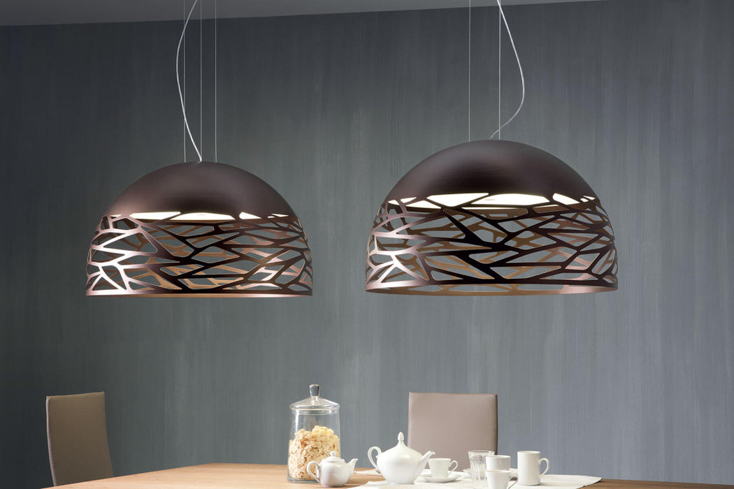 Studio Italia Design 14128 Kelly 3-lt 31" Dome Pendant