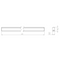 WAC LED-T-CH3 5-ft Field Cuttable Aluminum Surface Mounted Deep Linear Channel