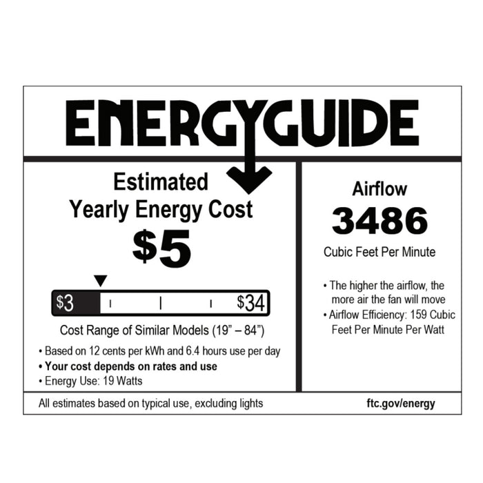 Modern Fan LeatherLuxe DC 54" Ceiling Fan-No Light