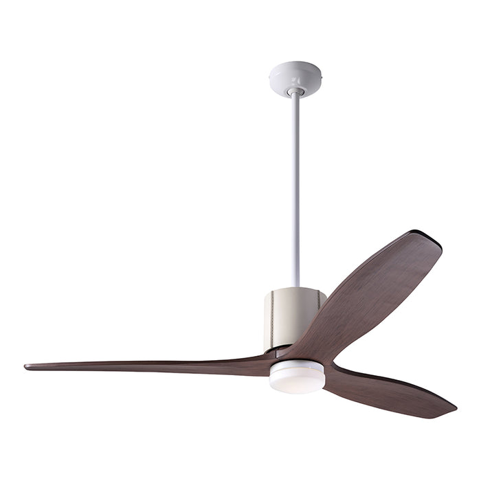 Modern Fan LeatherLuxe DC 54" Ceiling Fan with LED Light Kit