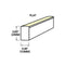Core LNT45RGBW 4.4W/ft. IP65 Neon Series Color-Changing + 27K LED Strip, Flat Lens
