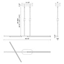 Kuzco LP28748 Shift 48" LED Pendant