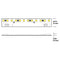 Core LRB 12" 24V LED High Power 90 CRI Rigid Strip