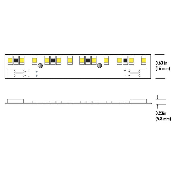 Core LRB 24" 24V LED High Power 90 CRI Rigid Strip