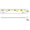 Core LRB 6" 24V LED High Power 90 CRI Rigid Strip