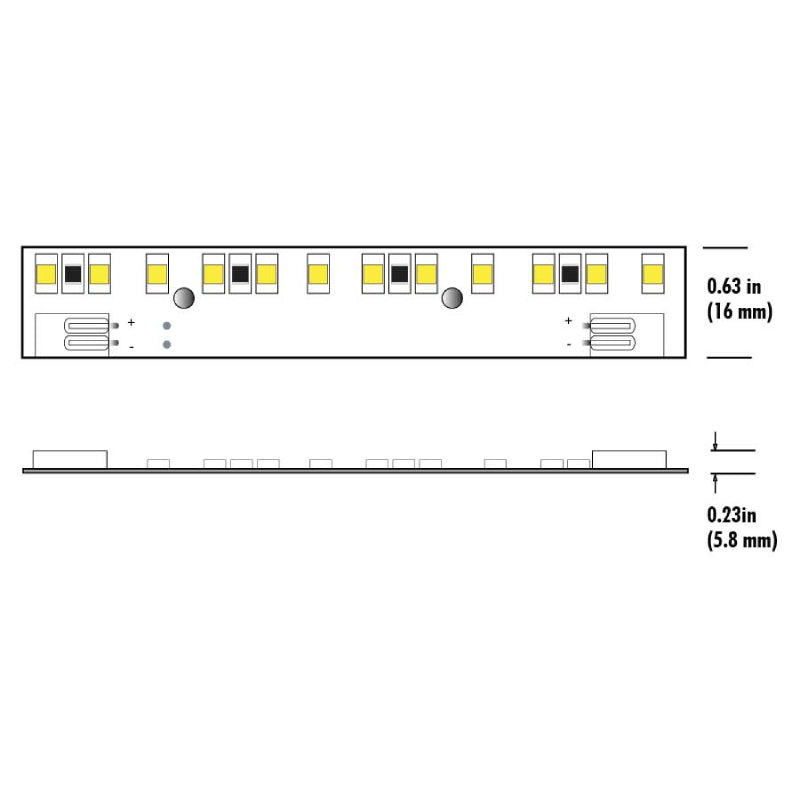 Core LRB 6" 24V LED High Power 90 CRI Rigid Strip