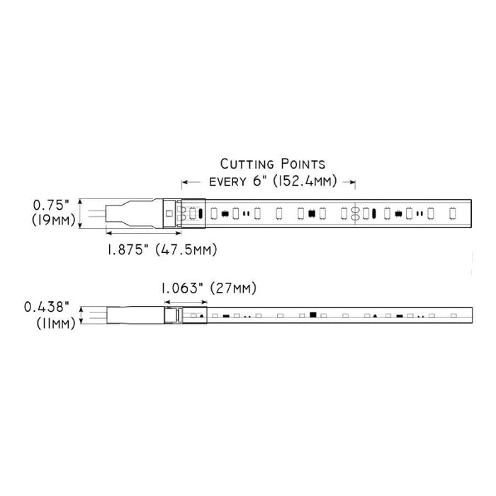 Core LSG40 150-ft 120V Plugin LED Tape Light