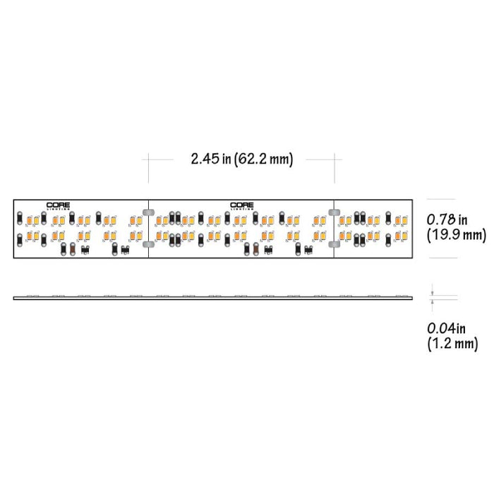 Core LSM105WD 16-ft 24V Warm-Dim LED Flexible Strip