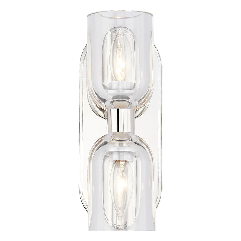 Alora WV338902 Lucian 2-lt 12" Tall Wall Sconce