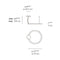 Artemide Ripple 70 LED Suspension, 2-Wire Dimming