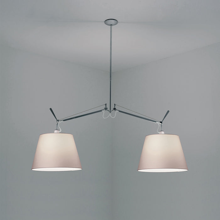 Artemide Tolomeo 14" Double Shade Suspension Light