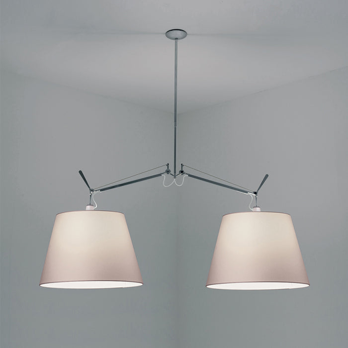 Artemide Tolomeo 17" Double Shade Suspension Light