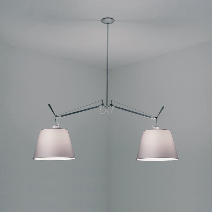 Artemide Tolomeo 12" Double Shade Suspension Light