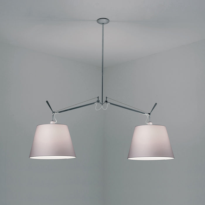 Artemide Tolomeo 14" Double Shade Suspension Light