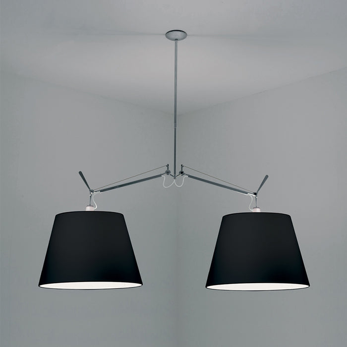 Artemide Tolomeo 17" Double Shade Suspension Light