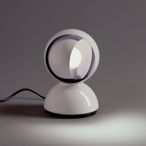 Artemide Eclisse Table Lamp-Polished White