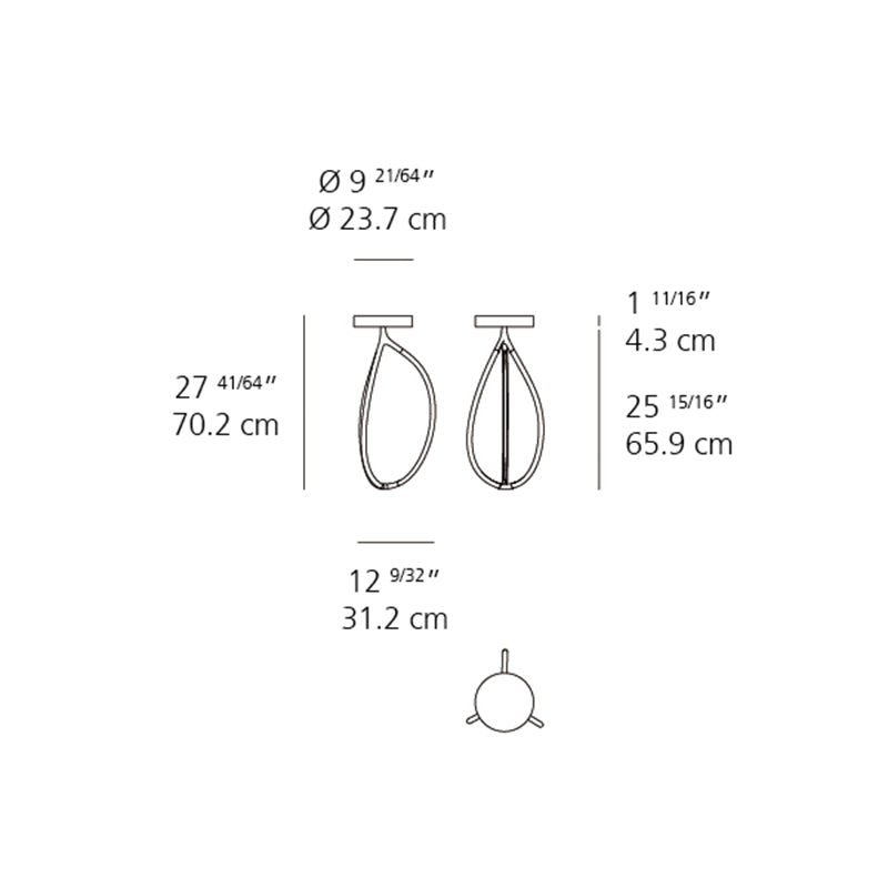 Artemide Arrival 70 LED Ceiling Light