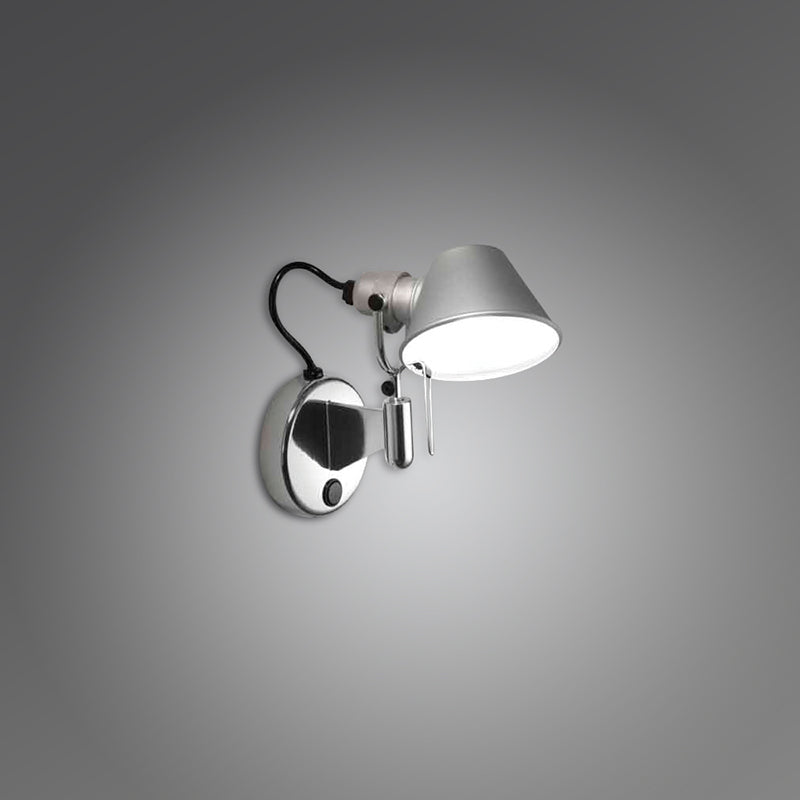 Artemide Tolomeo Micro Spot Wall Light w/ Switch