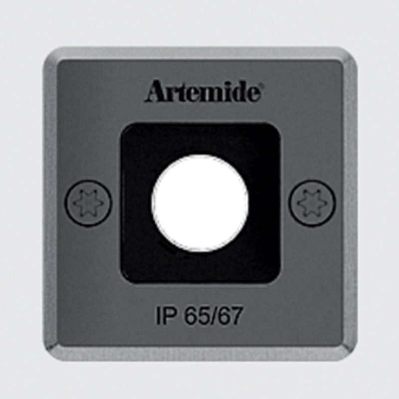Artemide Ego 55 Square LED Recessed Outdoor Ceiling Light