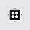 Artemide Ego 150 Square LED Recessed Outdoor Ceiling Downlight