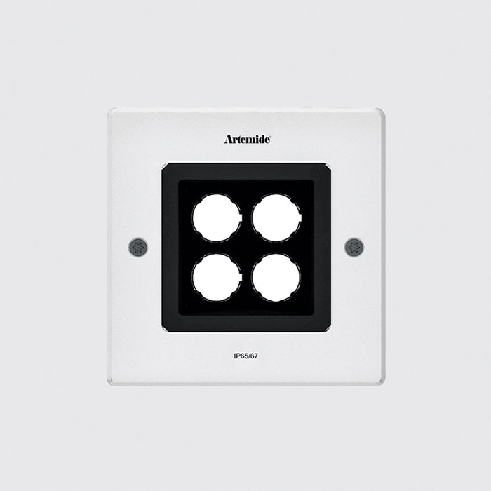 Artemide Ego 150 Square LED Recessed Outdoor Ceiling Downlight