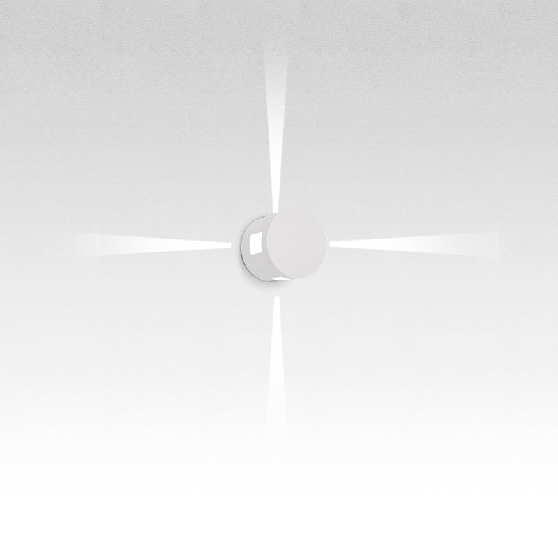 Artemide Effetto Round 4 Narrow Beam LED Outdoor Wall Light