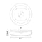 Matteo M10201 Zelle 1-lt 11" LED Flush Mount