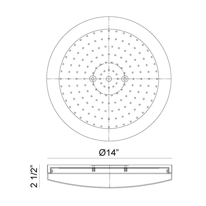 Matteo M12002 Orion 1-lt 14" LED Flush Mount