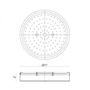 Matteo M13701 Plato 1-lt 11" LED Flush Mount