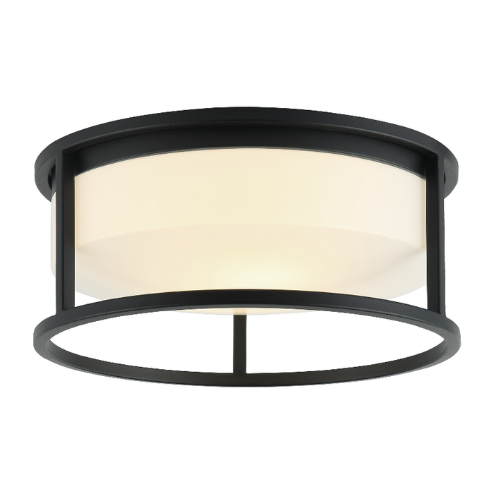 Matteo M15002 Framerton 2-lt 12" LED Flush Mount