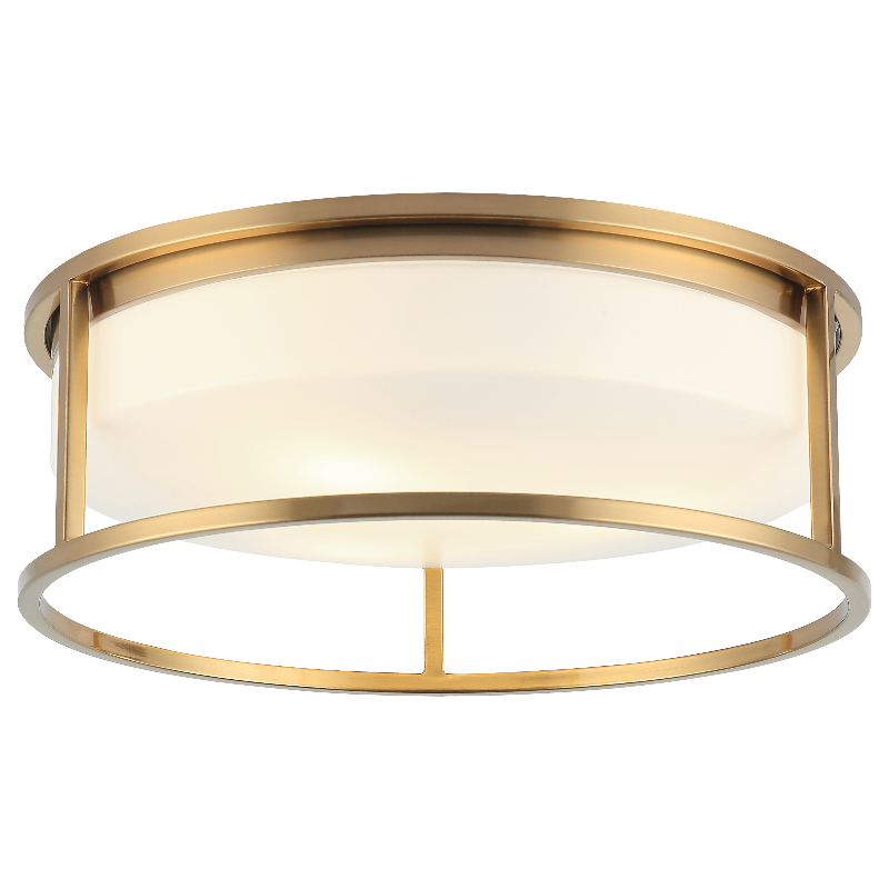 Matteo M15003 Framerton 3-lt 15" LED Flush Mount