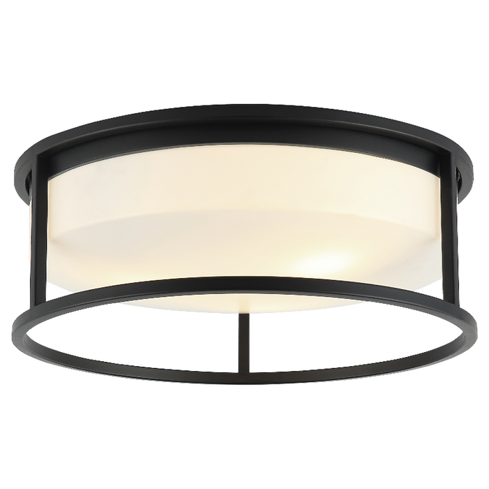 Matteo M15003 Framerton 3-lt 15" LED Flush Mount