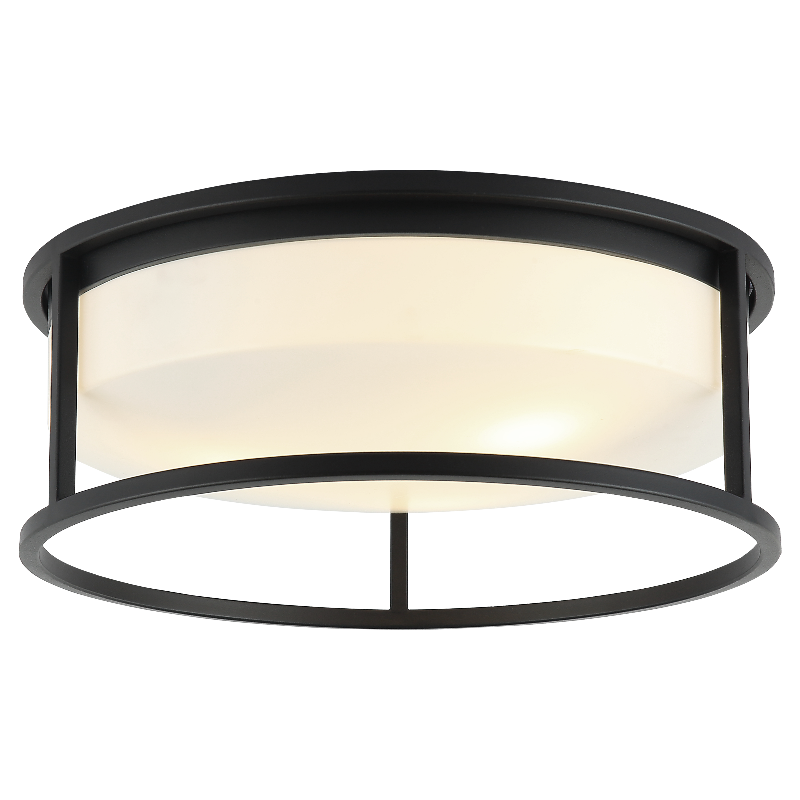 Matteo M15003 Framerton 3-lt 15" LED Flush Mount