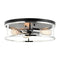 Matteo M15503 Clarke 3-lt 16" Round Flush Mount