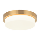 Matteo M15901 Durham 1-lt 13" LED Flush Mount
