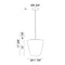 Matteo C80302 Idina 1-lt 12" Pendant